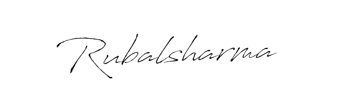 Once you've used our free online signature maker to create your best signature Antro_Vectra style, it's time to enjoy all of the benefits that Rubalsharma name signing documents. Rubalsharma signature style 6 images and pictures png