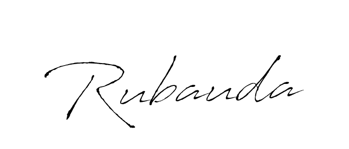 Make a beautiful signature design for name Rubauda. With this signature (Antro_Vectra) style, you can create a handwritten signature for free. Rubauda signature style 6 images and pictures png