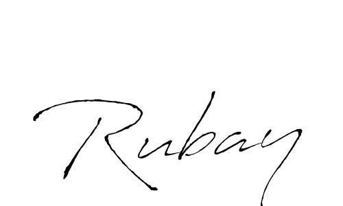 Similarly Antro_Vectra is the best handwritten signature design. Signature creator online .You can use it as an online autograph creator for name Rubay. Rubay signature style 6 images and pictures png