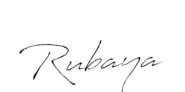 Rubaya stylish signature style. Best Handwritten Sign (Antro_Vectra) for my name. Handwritten Signature Collection Ideas for my name Rubaya. Rubaya signature style 6 images and pictures png