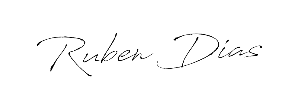 How to make Ruben Dias name signature. Use Antro_Vectra style for creating short signs online. This is the latest handwritten sign. Ruben Dias signature style 6 images and pictures png