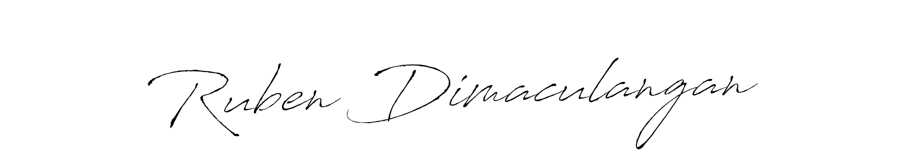 Similarly Antro_Vectra is the best handwritten signature design. Signature creator online .You can use it as an online autograph creator for name Ruben Dimaculangan. Ruben Dimaculangan signature style 6 images and pictures png