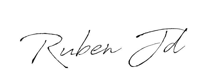 You should practise on your own different ways (Antro_Vectra) to write your name (Ruben Jd) in signature. don't let someone else do it for you. Ruben Jd signature style 6 images and pictures png