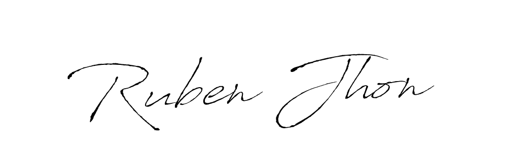 How to make Ruben Jhon signature? Antro_Vectra is a professional autograph style. Create handwritten signature for Ruben Jhon name. Ruben Jhon signature style 6 images and pictures png