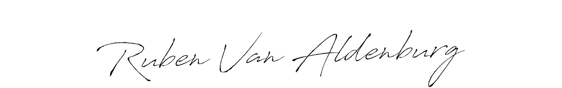 Ruben Van Aldenburg stylish signature style. Best Handwritten Sign (Antro_Vectra) for my name. Handwritten Signature Collection Ideas for my name Ruben Van Aldenburg. Ruben Van Aldenburg signature style 6 images and pictures png