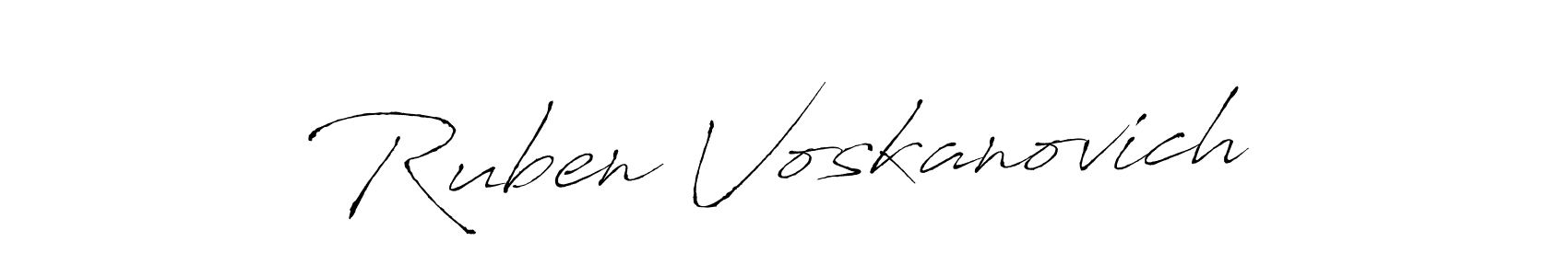 Best and Professional Signature Style for Ruben Voskanovich. Antro_Vectra Best Signature Style Collection. Ruben Voskanovich signature style 6 images and pictures png