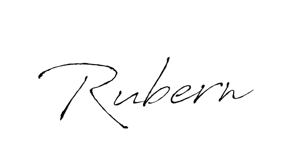 You should practise on your own different ways (Antro_Vectra) to write your name (Rubern) in signature. don't let someone else do it for you. Rubern signature style 6 images and pictures png