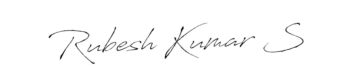 This is the best signature style for the Rubesh Kumar S name. Also you like these signature font (Antro_Vectra). Mix name signature. Rubesh Kumar S signature style 6 images and pictures png