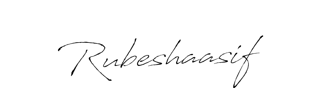 Make a beautiful signature design for name Rubeshaasif. With this signature (Antro_Vectra) style, you can create a handwritten signature for free. Rubeshaasif signature style 6 images and pictures png