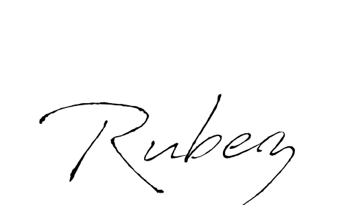 Rubez stylish signature style. Best Handwritten Sign (Antro_Vectra) for my name. Handwritten Signature Collection Ideas for my name Rubez. Rubez signature style 6 images and pictures png