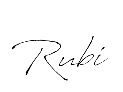 Also we have Rubi name is the best signature style. Create professional handwritten signature collection using Antro_Vectra autograph style. Rubi signature style 6 images and pictures png