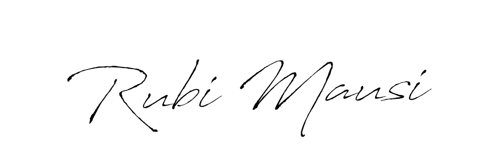 You should practise on your own different ways (Antro_Vectra) to write your name (Rubi Mausi) in signature. don't let someone else do it for you. Rubi Mausi signature style 6 images and pictures png