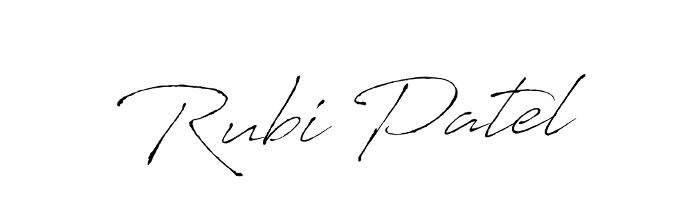 It looks lik you need a new signature style for name Rubi Patel. Design unique handwritten (Antro_Vectra) signature with our free signature maker in just a few clicks. Rubi Patel signature style 6 images and pictures png