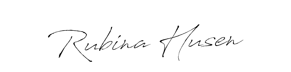 Best and Professional Signature Style for Rubina Husen. Antro_Vectra Best Signature Style Collection. Rubina Husen signature style 6 images and pictures png