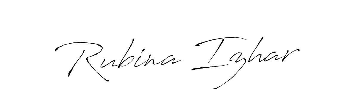 The best way (Antro_Vectra) to make a short signature is to pick only two or three words in your name. The name Rubina Izhar include a total of six letters. For converting this name. Rubina Izhar signature style 6 images and pictures png