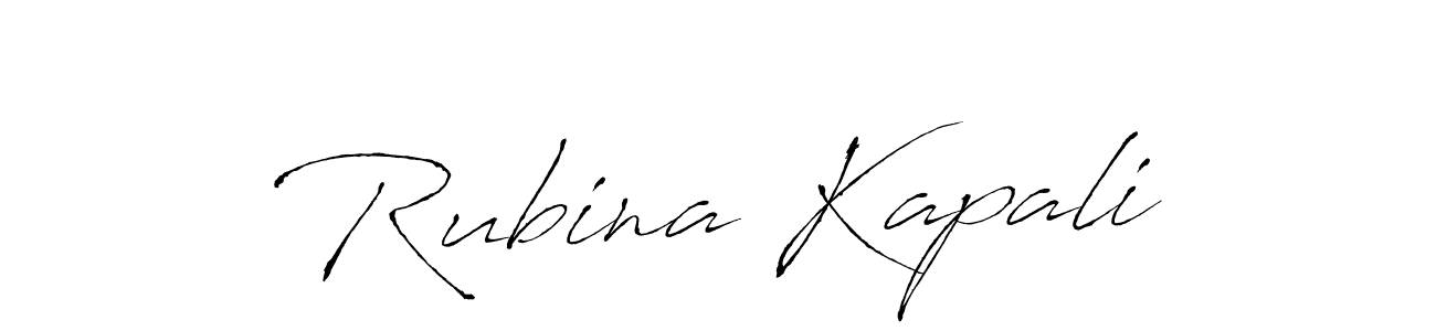 Make a short Rubina Kapali signature style. Manage your documents anywhere anytime using Antro_Vectra. Create and add eSignatures, submit forms, share and send files easily. Rubina Kapali signature style 6 images and pictures png