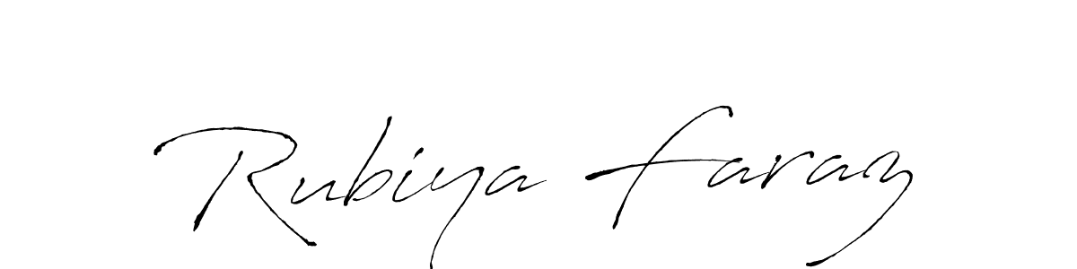 The best way (Antro_Vectra) to make a short signature is to pick only two or three words in your name. The name Rubiya Faraz include a total of six letters. For converting this name. Rubiya Faraz signature style 6 images and pictures png