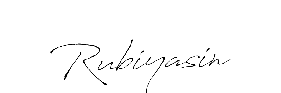 Also we have Rubiyasin name is the best signature style. Create professional handwritten signature collection using Antro_Vectra autograph style. Rubiyasin signature style 6 images and pictures png