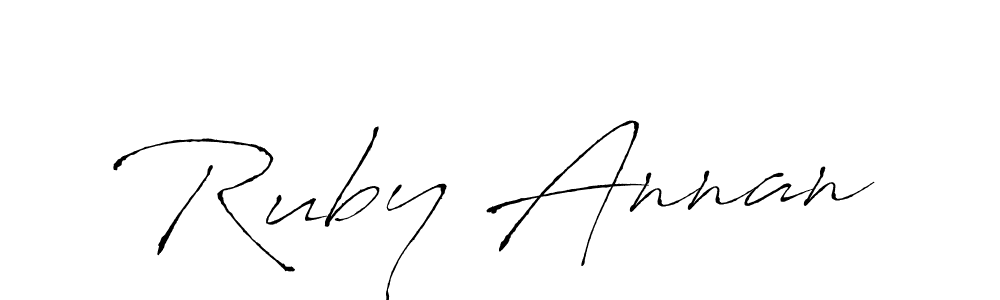 You should practise on your own different ways (Antro_Vectra) to write your name (Ruby Annan) in signature. don't let someone else do it for you. Ruby Annan signature style 6 images and pictures png