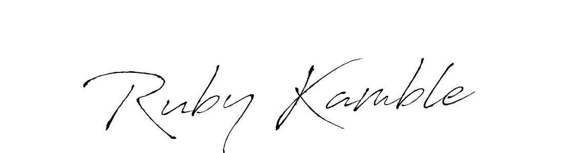 Make a beautiful signature design for name Ruby Kamble. Use this online signature maker to create a handwritten signature for free. Ruby Kamble signature style 6 images and pictures png