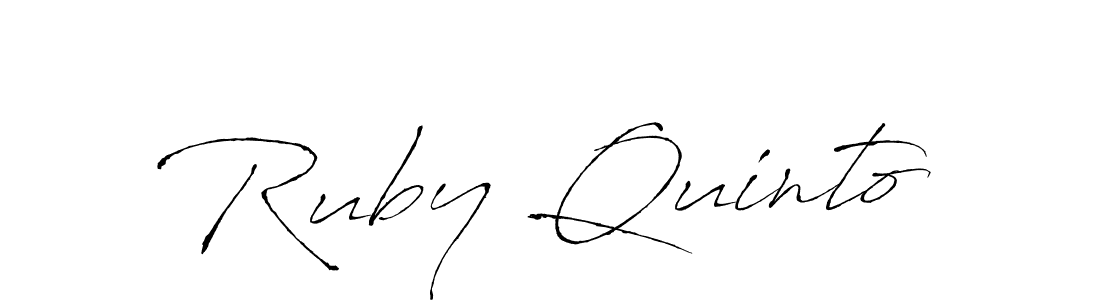 Here are the top 10 professional signature styles for the name Ruby Quinto. These are the best autograph styles you can use for your name. Ruby Quinto signature style 6 images and pictures png