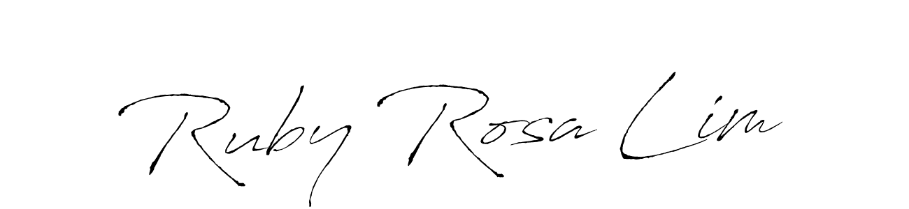 Use a signature maker to create a handwritten signature online. With this signature software, you can design (Antro_Vectra) your own signature for name Ruby Rosa Lim. Ruby Rosa Lim signature style 6 images and pictures png