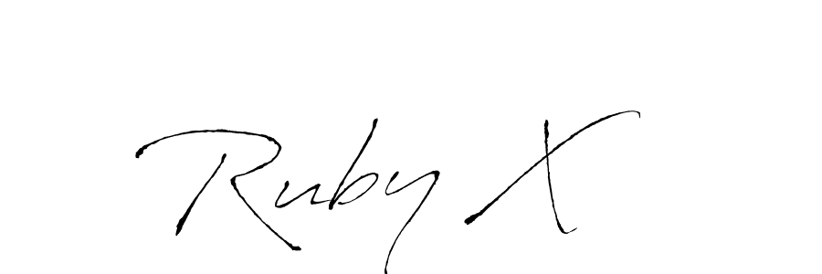 Also You can easily find your signature by using the search form. We will create Ruby X    name handwritten signature images for you free of cost using Antro_Vectra sign style. Ruby X    signature style 6 images and pictures png