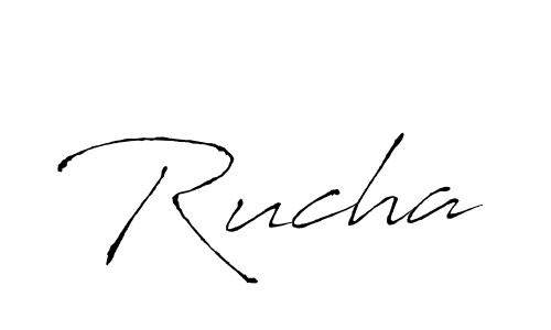 Also we have Rucha name is the best signature style. Create professional handwritten signature collection using Antro_Vectra autograph style. Rucha signature style 6 images and pictures png