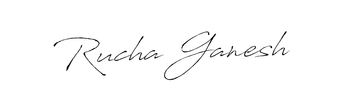 Also You can easily find your signature by using the search form. We will create Rucha Ganesh name handwritten signature images for you free of cost using Antro_Vectra sign style. Rucha Ganesh signature style 6 images and pictures png