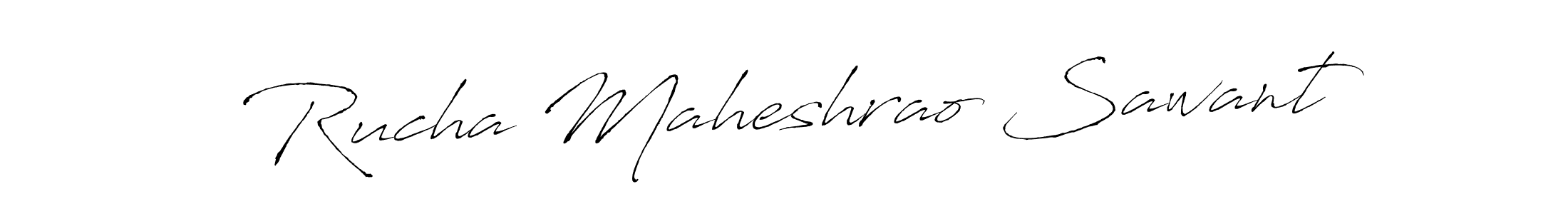 if you are searching for the best signature style for your name Rucha Maheshrao Sawant. so please give up your signature search. here we have designed multiple signature styles  using Antro_Vectra. Rucha Maheshrao Sawant signature style 6 images and pictures png