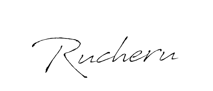 Use a signature maker to create a handwritten signature online. With this signature software, you can design (Antro_Vectra) your own signature for name Rucheru. Rucheru signature style 6 images and pictures png