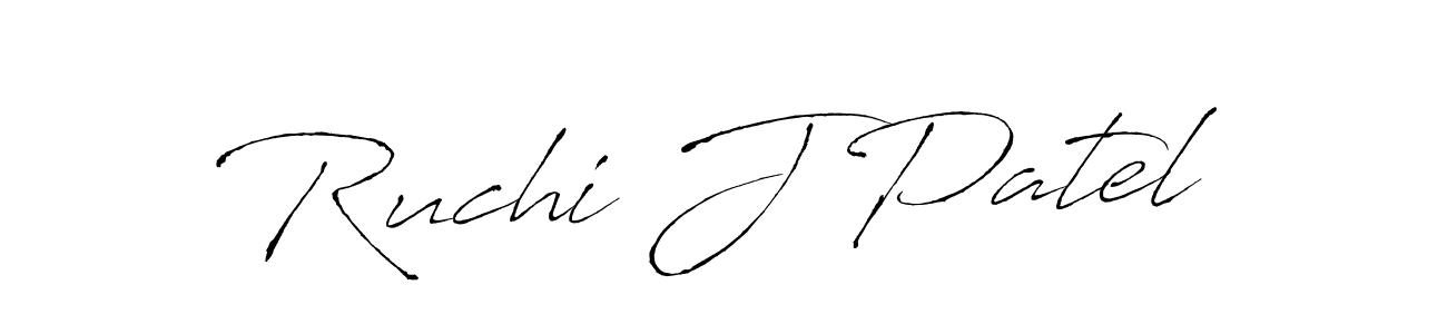 Use a signature maker to create a handwritten signature online. With this signature software, you can design (Antro_Vectra) your own signature for name Ruchi J Patel. Ruchi J Patel signature style 6 images and pictures png