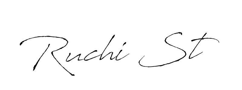 Similarly Antro_Vectra is the best handwritten signature design. Signature creator online .You can use it as an online autograph creator for name Ruchi St. Ruchi St signature style 6 images and pictures png