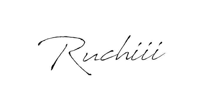 Antro_Vectra is a professional signature style that is perfect for those who want to add a touch of class to their signature. It is also a great choice for those who want to make their signature more unique. Get Ruchiii name to fancy signature for free. Ruchiii signature style 6 images and pictures png