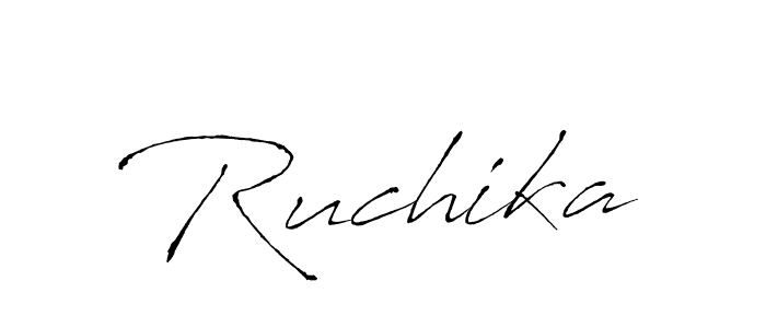 Ruchika stylish signature style. Best Handwritten Sign (Antro_Vectra) for my name. Handwritten Signature Collection Ideas for my name Ruchika. Ruchika signature style 6 images and pictures png