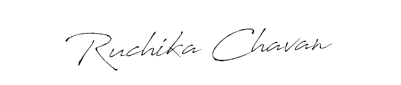 Create a beautiful signature design for name Ruchika Chavan. With this signature (Antro_Vectra) fonts, you can make a handwritten signature for free. Ruchika Chavan signature style 6 images and pictures png