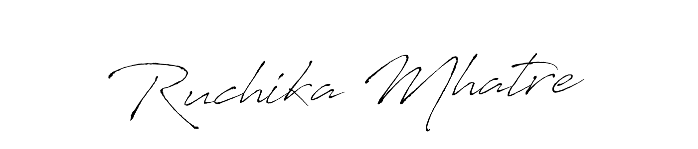 Make a short Ruchika Mhatre signature style. Manage your documents anywhere anytime using Antro_Vectra. Create and add eSignatures, submit forms, share and send files easily. Ruchika Mhatre signature style 6 images and pictures png