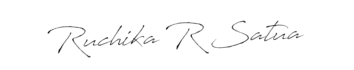 You can use this online signature creator to create a handwritten signature for the name Ruchika R Satua. This is the best online autograph maker. Ruchika R Satua signature style 6 images and pictures png