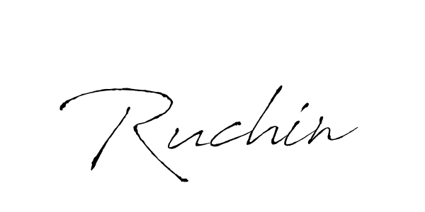 You should practise on your own different ways (Antro_Vectra) to write your name (Ruchin) in signature. don't let someone else do it for you. Ruchin signature style 6 images and pictures png