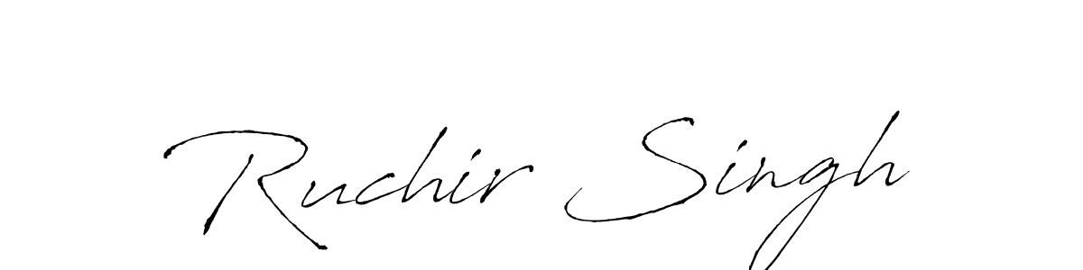 Use a signature maker to create a handwritten signature online. With this signature software, you can design (Antro_Vectra) your own signature for name Ruchir Singh. Ruchir Singh signature style 6 images and pictures png