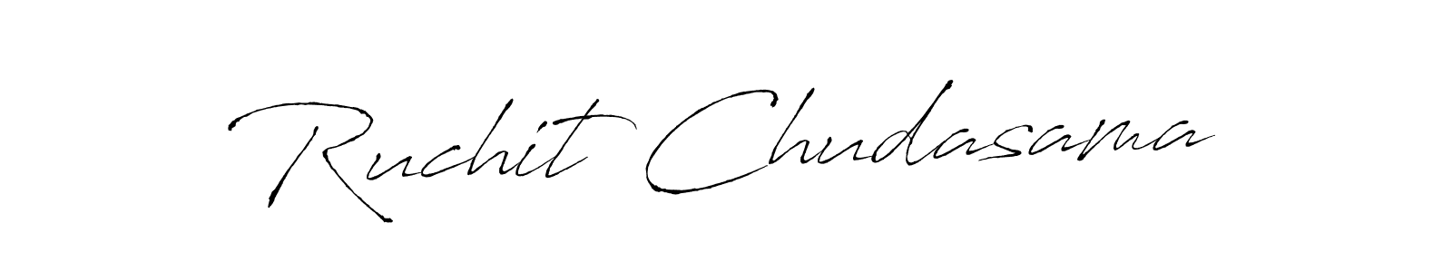 Also we have Ruchit Chudasama name is the best signature style. Create professional handwritten signature collection using Antro_Vectra autograph style. Ruchit Chudasama signature style 6 images and pictures png