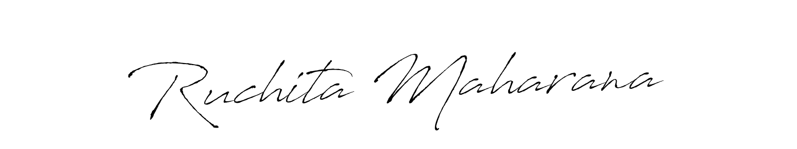 Ruchita Maharana stylish signature style. Best Handwritten Sign (Antro_Vectra) for my name. Handwritten Signature Collection Ideas for my name Ruchita Maharana. Ruchita Maharana signature style 6 images and pictures png
