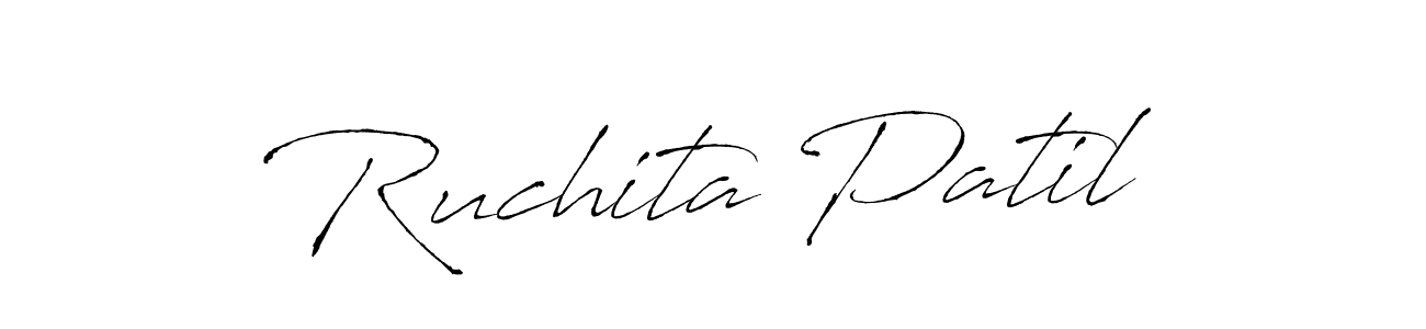 Also You can easily find your signature by using the search form. We will create Ruchita Patil name handwritten signature images for you free of cost using Antro_Vectra sign style. Ruchita Patil signature style 6 images and pictures png