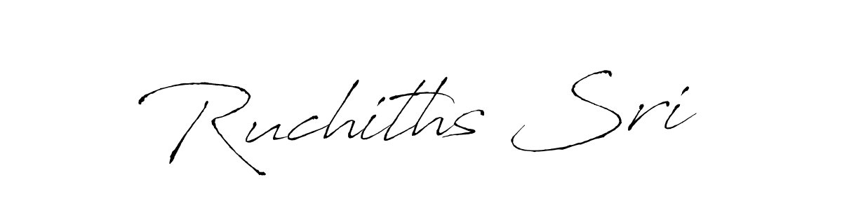 Create a beautiful signature design for name Ruchiths Sri. With this signature (Antro_Vectra) fonts, you can make a handwritten signature for free. Ruchiths Sri signature style 6 images and pictures png