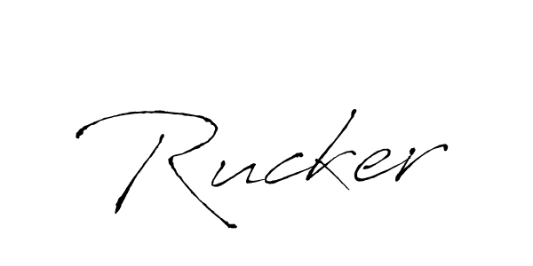 Design your own signature with our free online signature maker. With this signature software, you can create a handwritten (Antro_Vectra) signature for name Rucker. Rucker signature style 6 images and pictures png