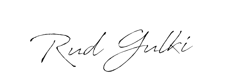 Also we have Rud Gulki name is the best signature style. Create professional handwritten signature collection using Antro_Vectra autograph style. Rud Gulki signature style 6 images and pictures png