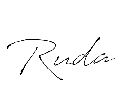 How to make Ruda signature? Antro_Vectra is a professional autograph style. Create handwritten signature for Ruda name. Ruda signature style 6 images and pictures png