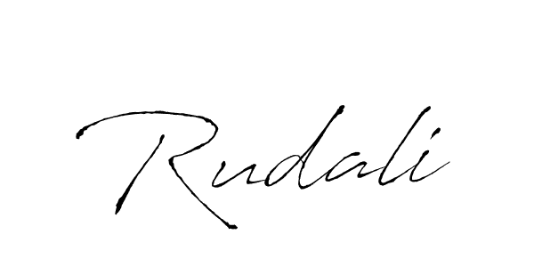 The best way (Antro_Vectra) to make a short signature is to pick only two or three words in your name. The name Rudali include a total of six letters. For converting this name. Rudali signature style 6 images and pictures png