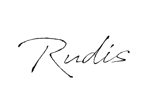 Also You can easily find your signature by using the search form. We will create Rudis name handwritten signature images for you free of cost using Antro_Vectra sign style. Rudis signature style 6 images and pictures png