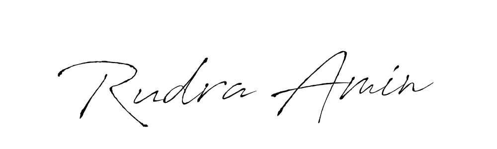 Create a beautiful signature design for name Rudra Amin. With this signature (Antro_Vectra) fonts, you can make a handwritten signature for free. Rudra Amin signature style 6 images and pictures png